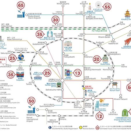 Eslead Hotel Osaka Nipponbashi المظهر الخارجي الصورة
